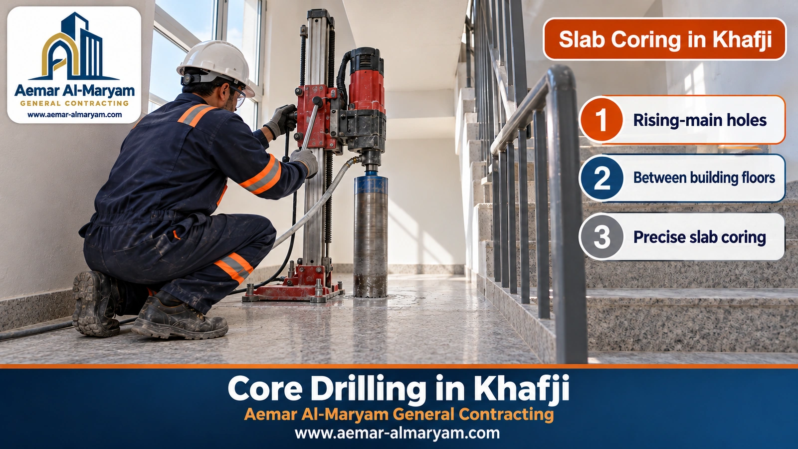 Slab Coring in Khafji