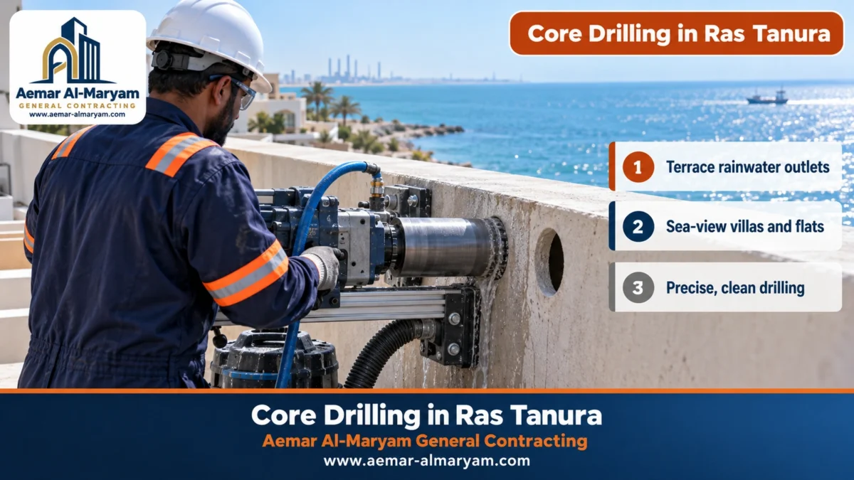 Core Drilling in Ras Tanura
