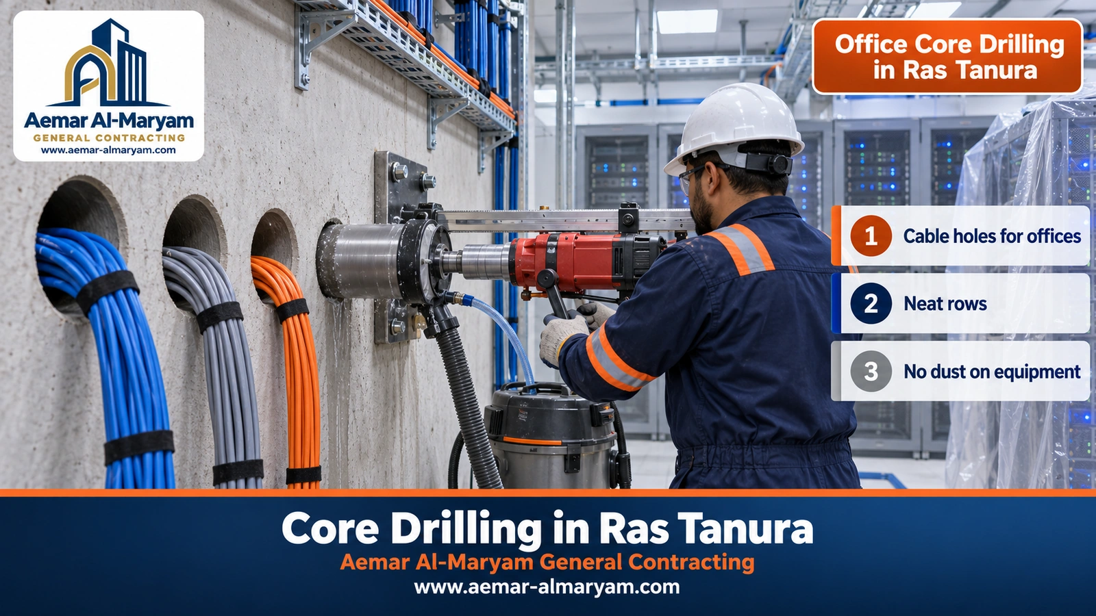Office Core Drilling in Ras Tanura