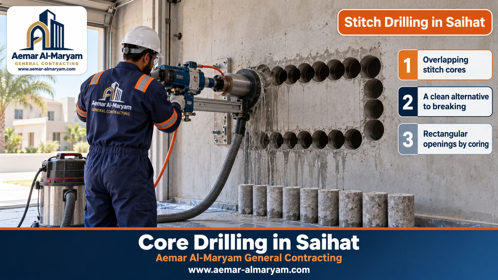 Stitch Drilling in Saihat