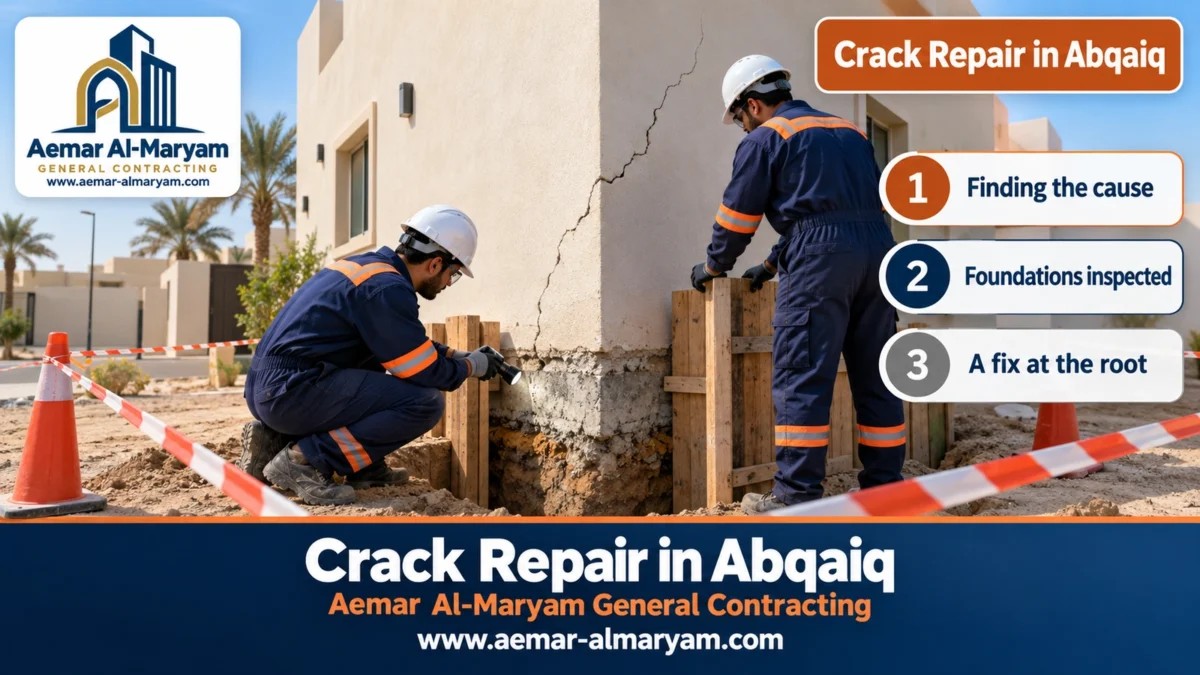 Crack Repair in Abqaiq