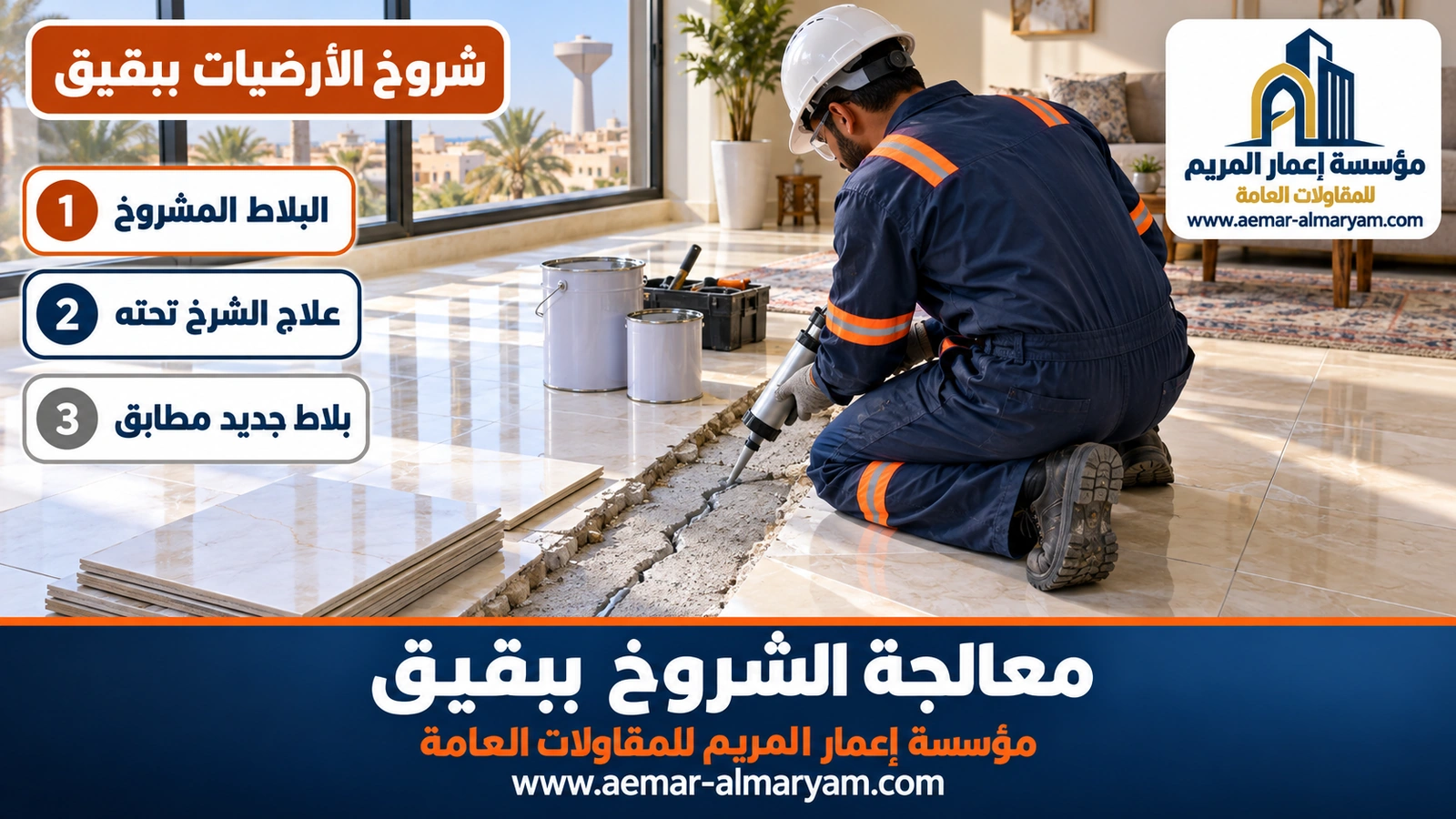 شروخ الأرضيات ببقيق