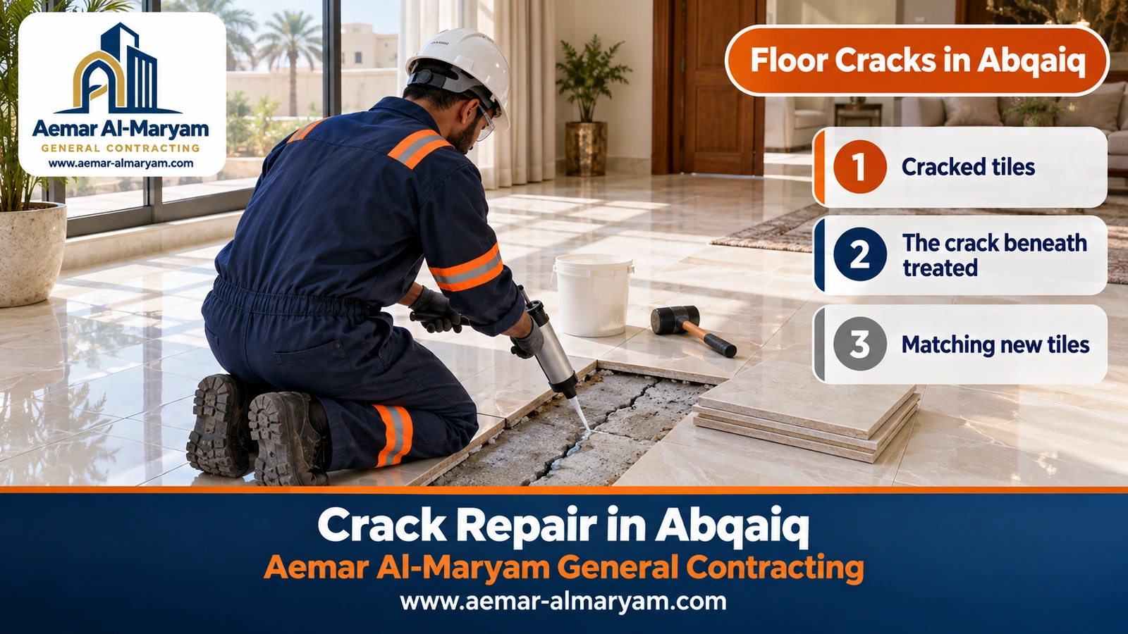 Floor Cracks in Abqaiq