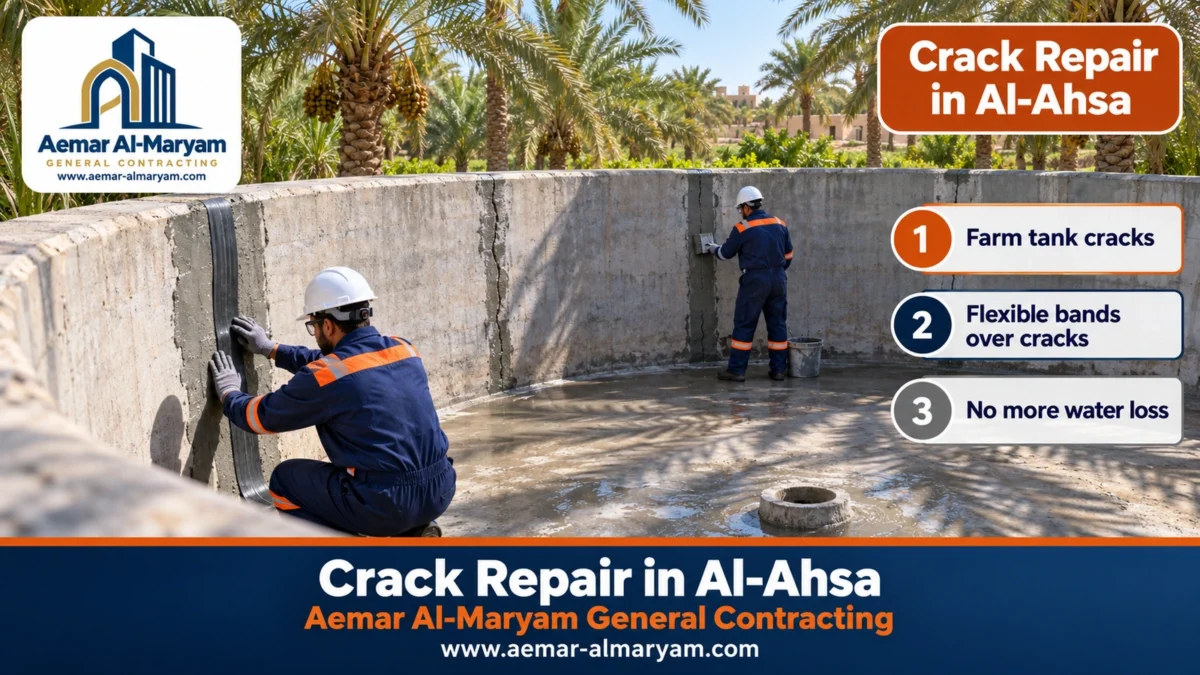 Crack Repair in Al-Ahsa