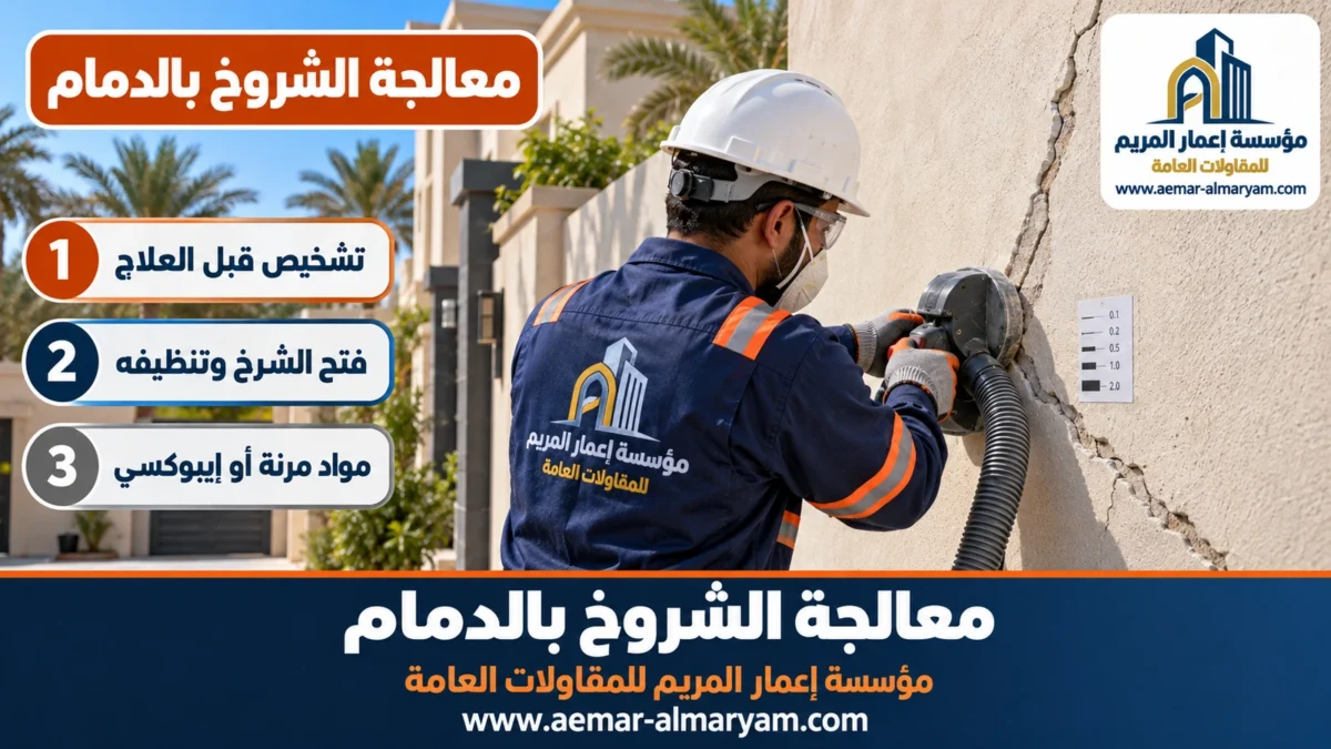 معالجة الشروخ بالدمام