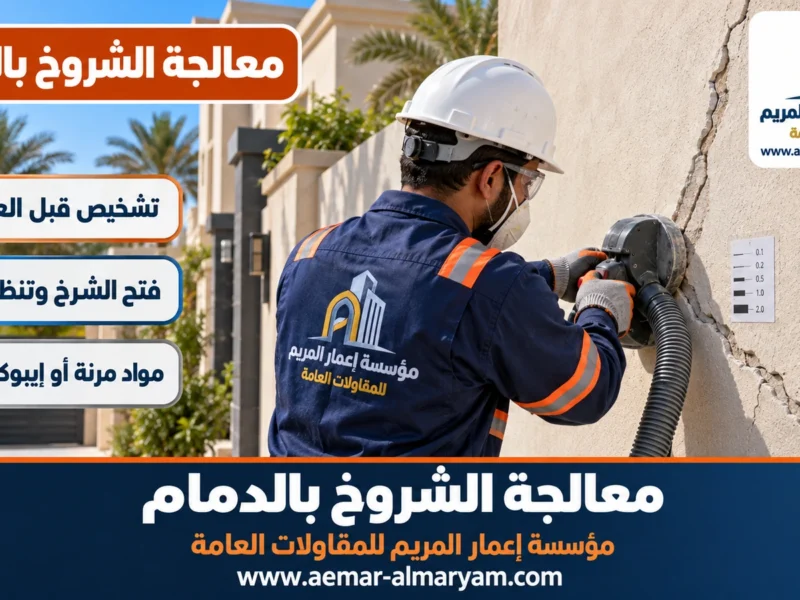 معالجة الشروخ بالدمام