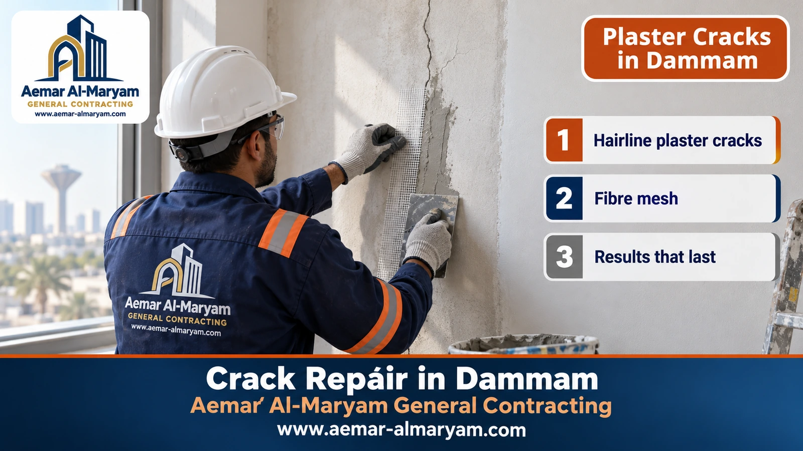 Plaster Cracks in Dammam