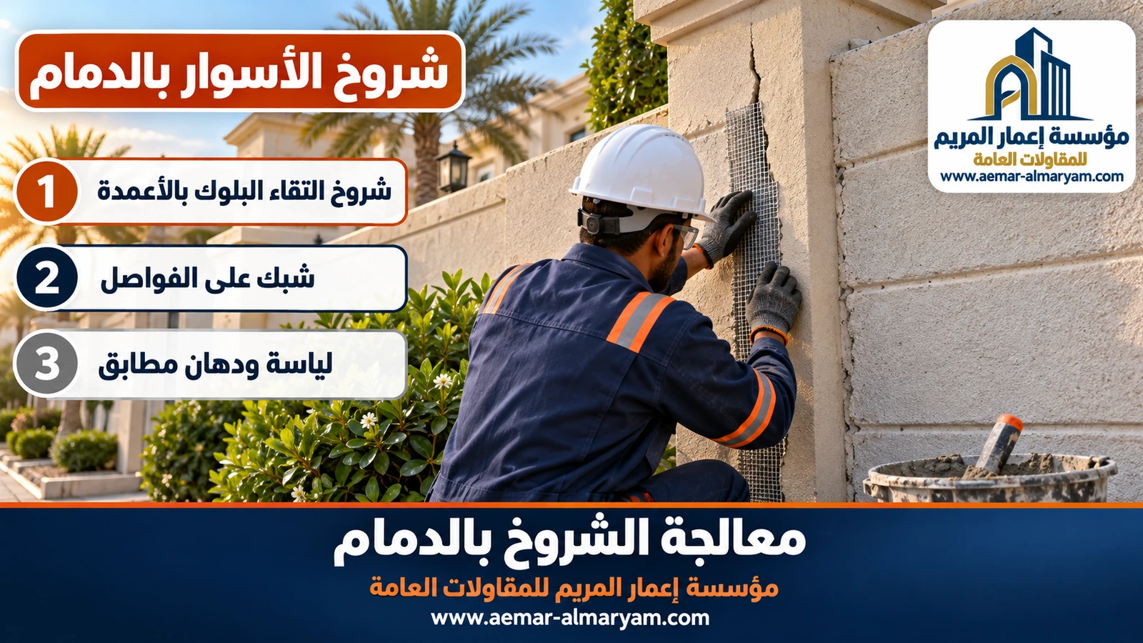 شروخ الأسوار بالدمام