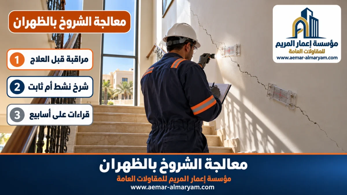 معالجة الشروخ بالظهران