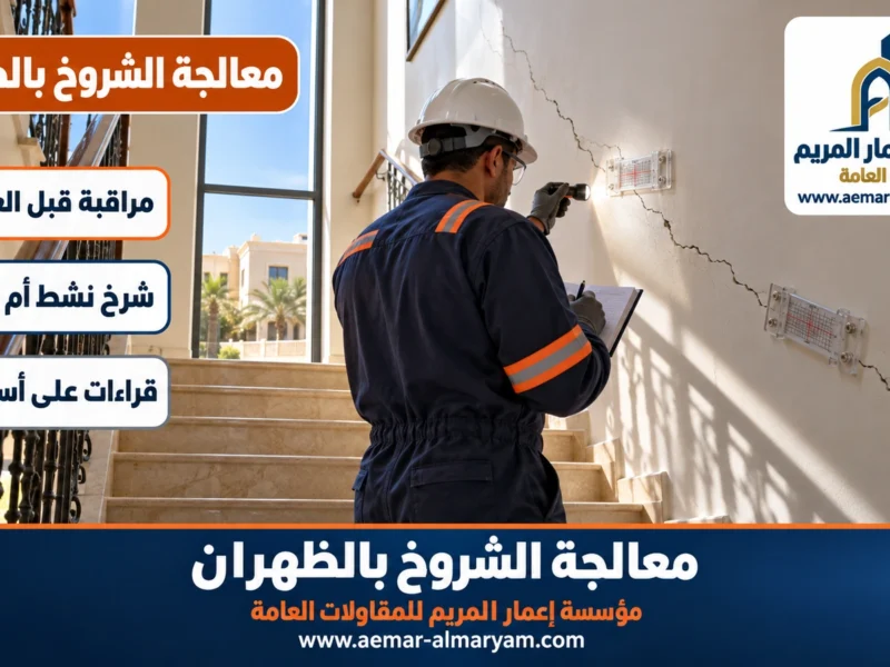 معالجة الشروخ بالظهران