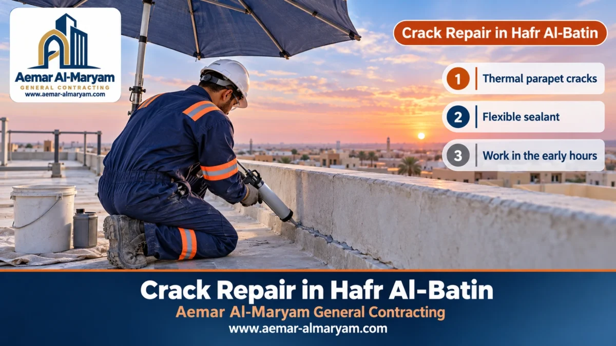 Crack Repair in Hafr Al-Batin