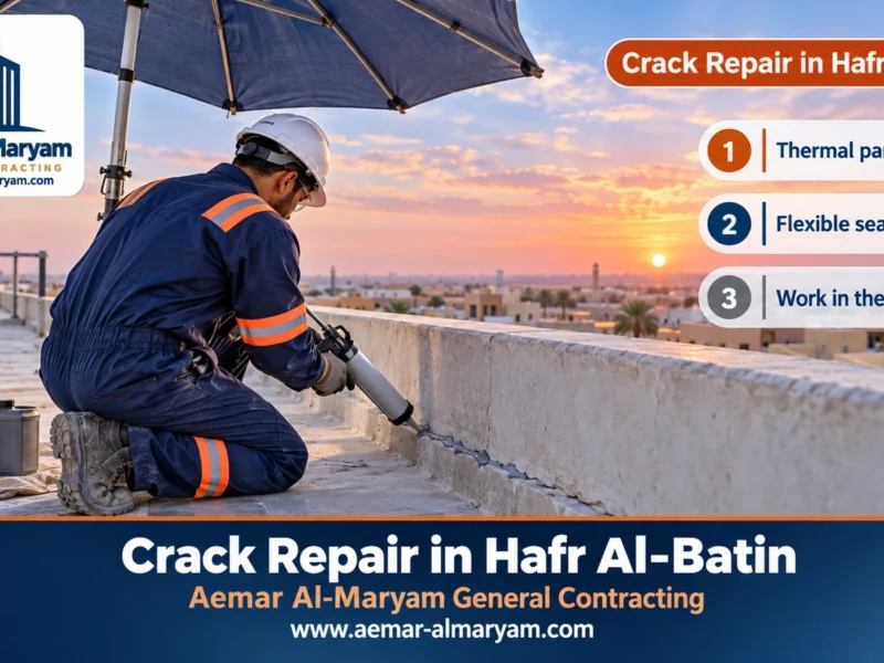 Crack Repair in Hafr Al-Batin