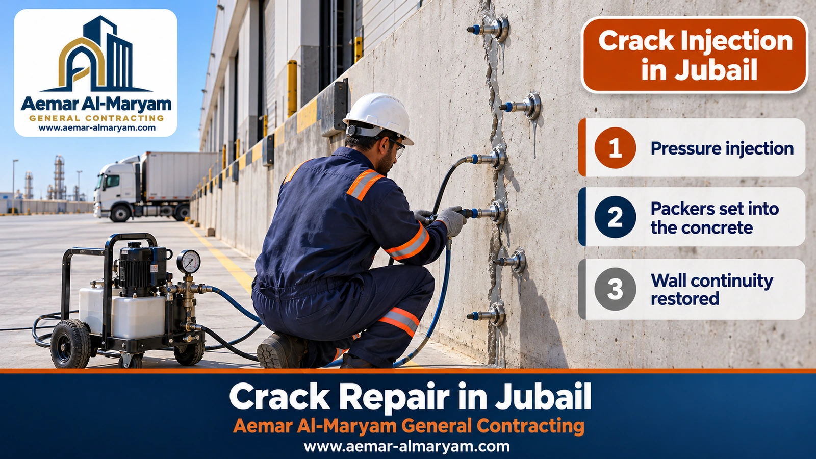 Crack Injection in Jubail