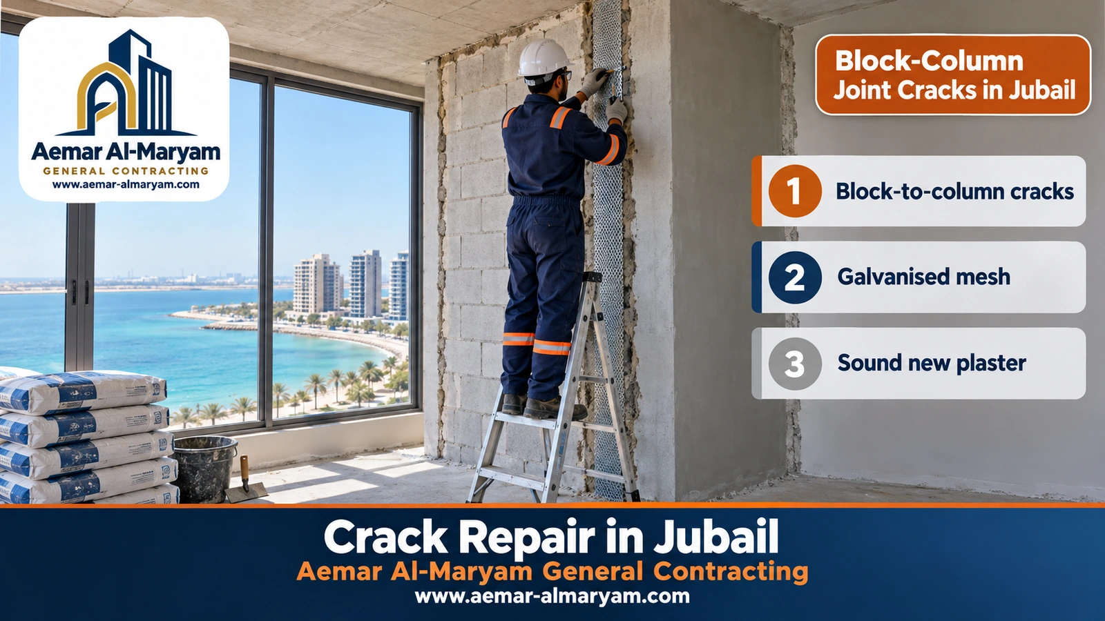 Block-Column Joint Cracks in Jubail
