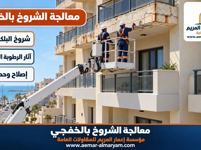 معالجة الشروخ بالخفجي