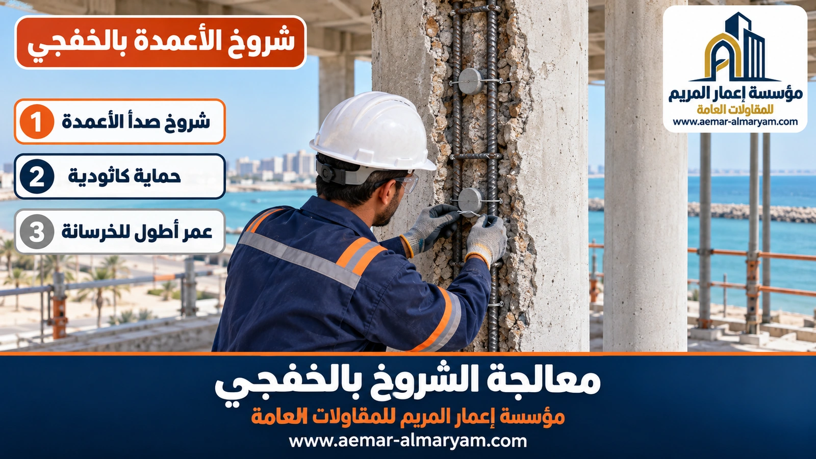 شروخ الأعمدة بالخفجي