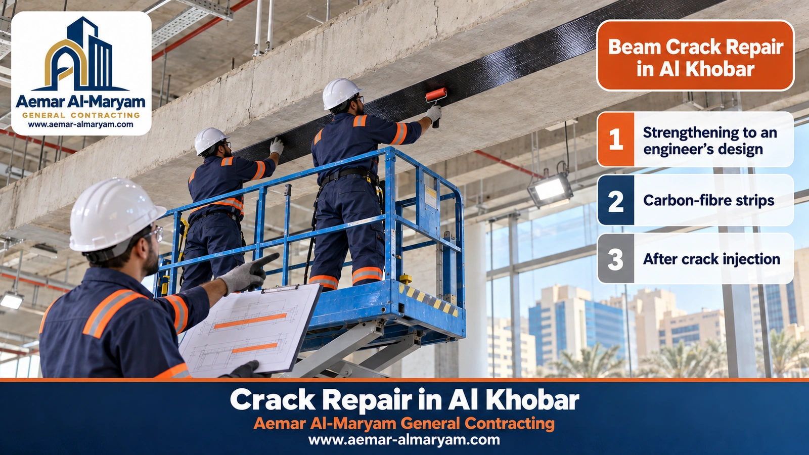 Beam Crack Repair in Al Khobar