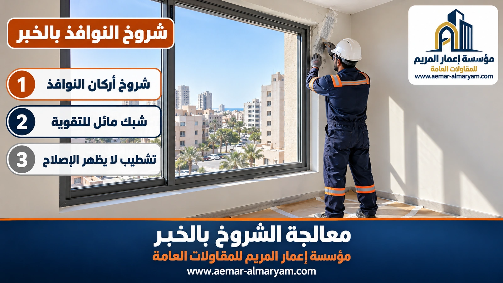 شروخ النوافذ بالخبر