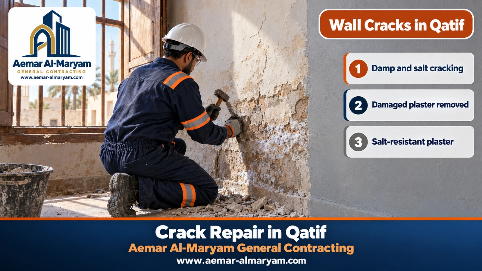 Wall Cracks in Qatif