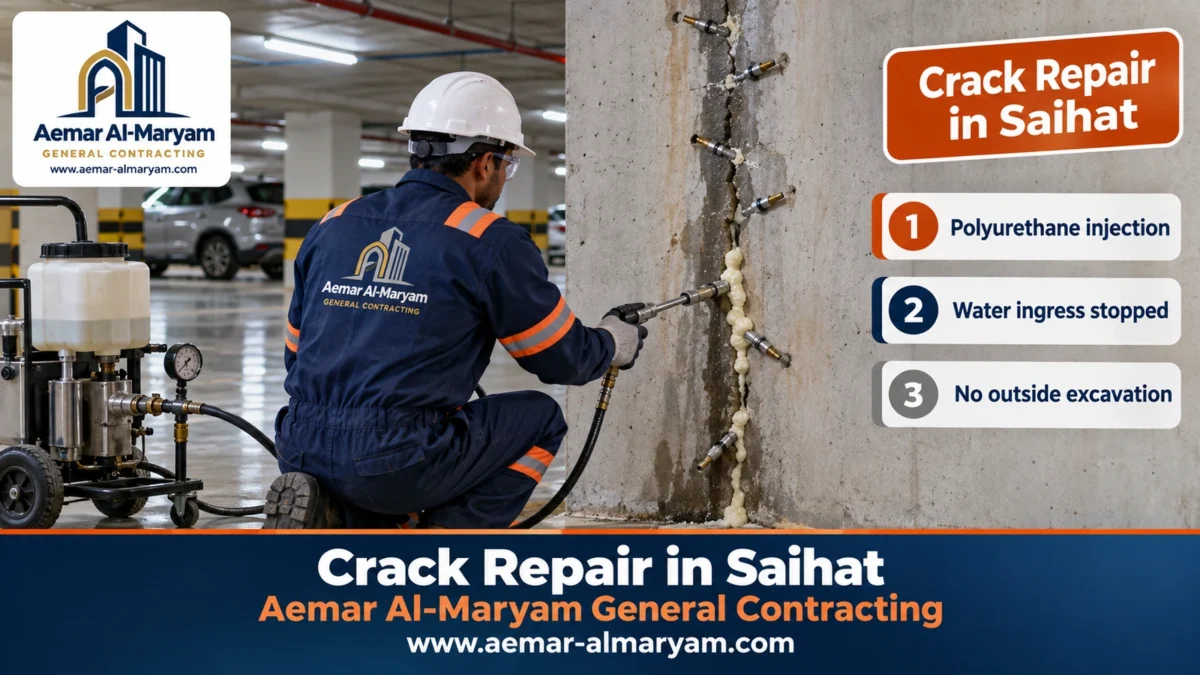 Crack Repair in Saihat