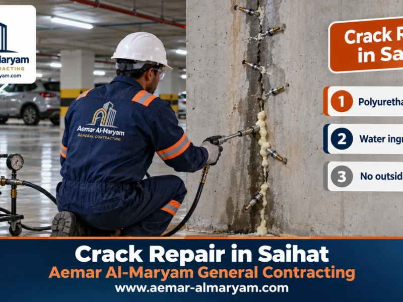 Crack Repair in Saihat