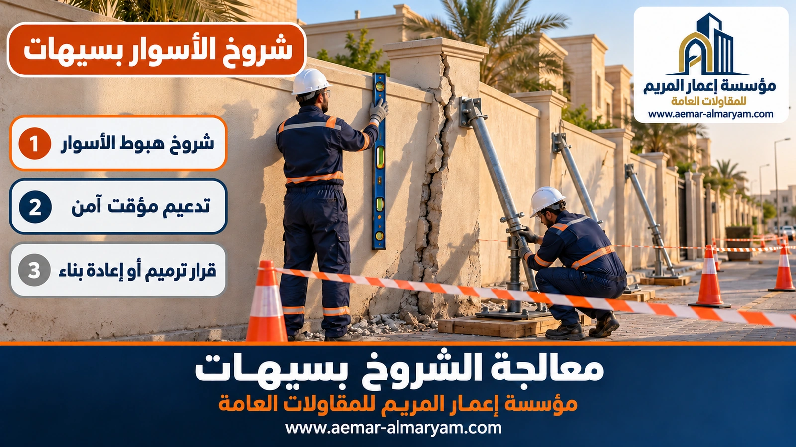 شروخ الأسوار بسيهات