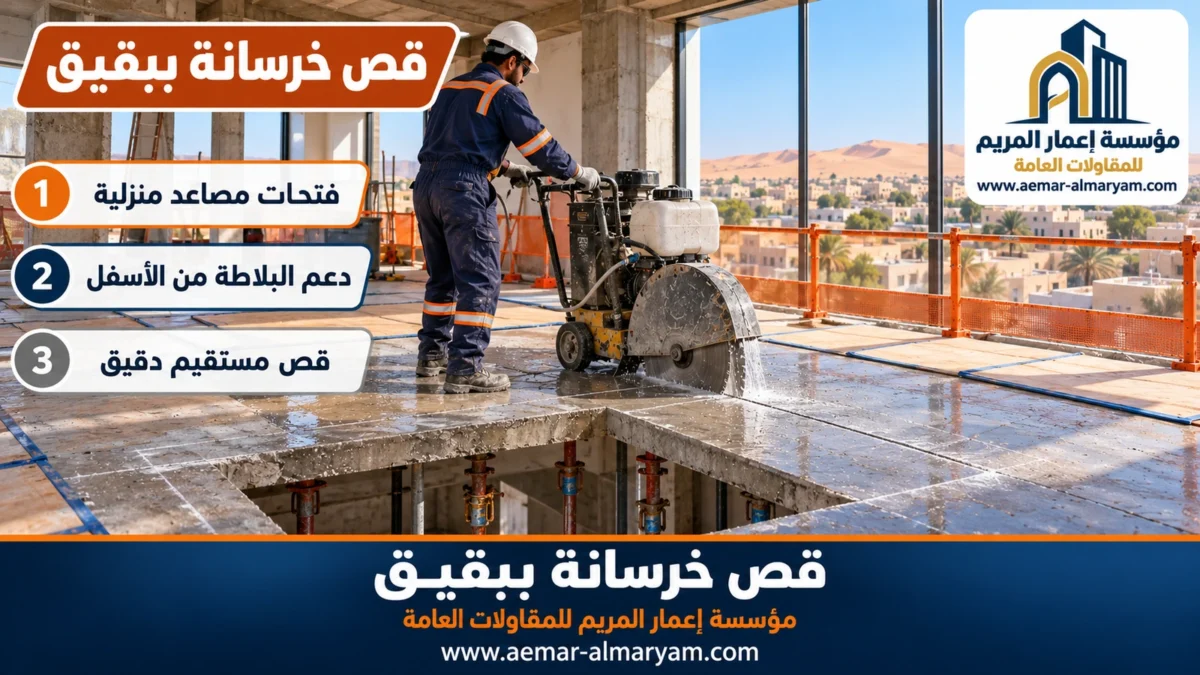 قص خرسانة ببقيق