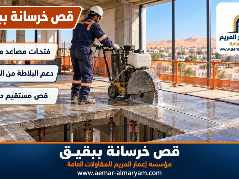 قص خرسانة ببقيق