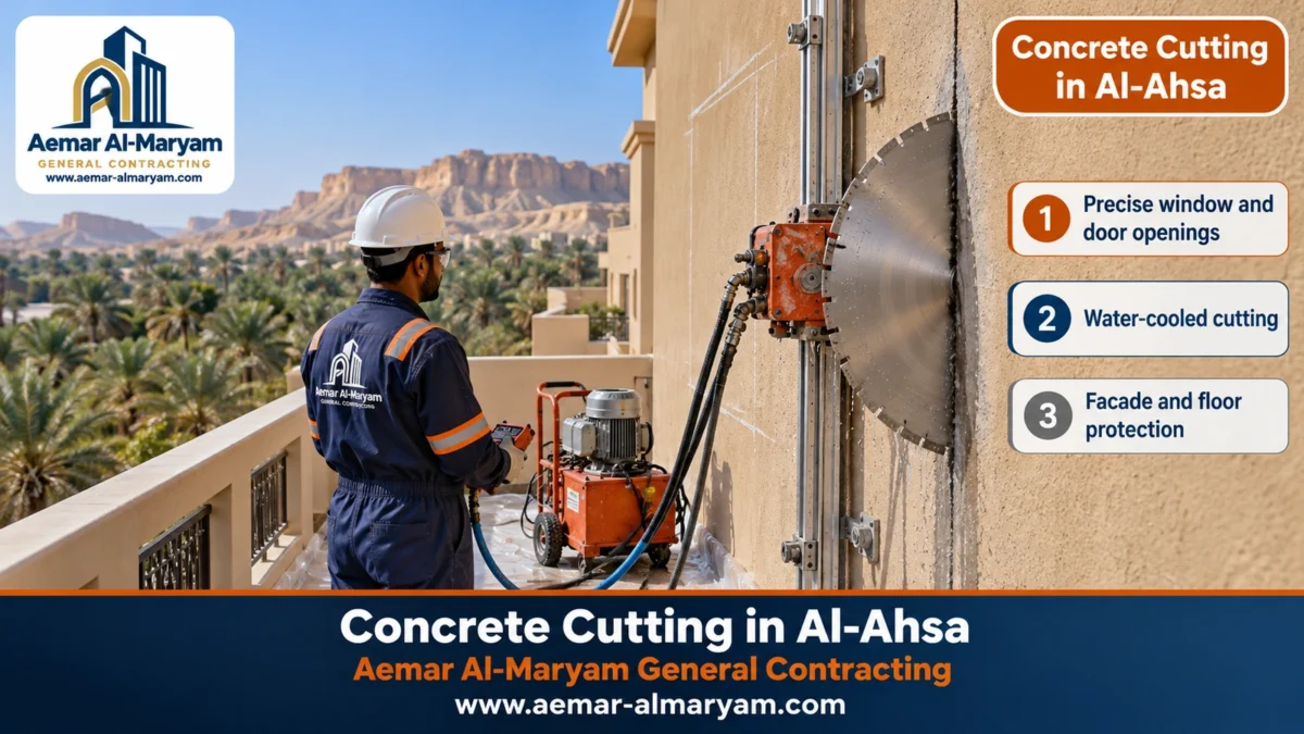 Concrete Cutting in Al-Ahsa