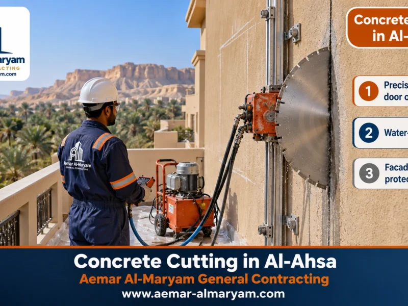 Concrete Cutting in Al-Ahsa