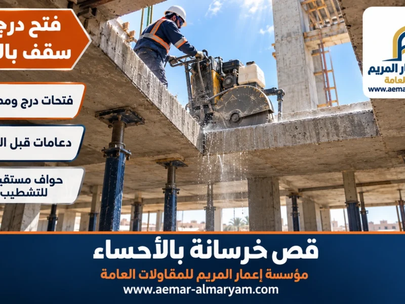 فتح درج في سقف بالأحساء