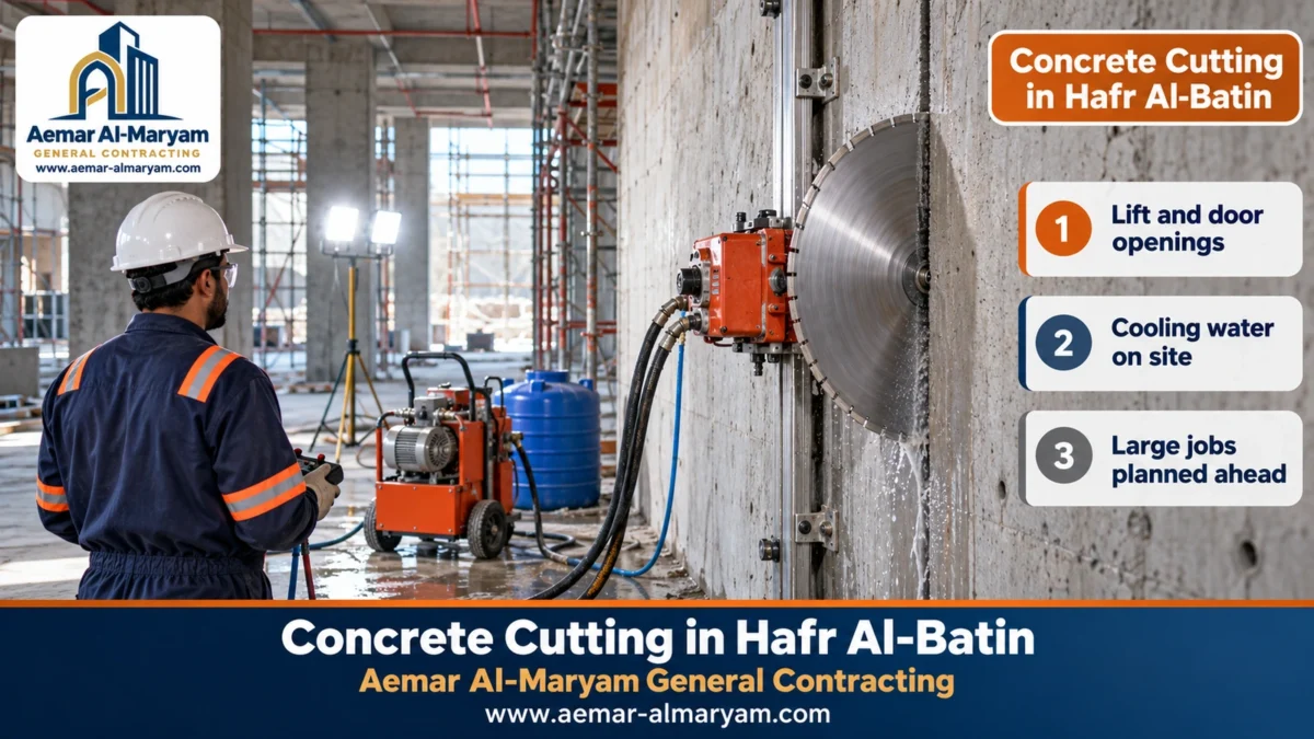 Concrete Cutting in Hafr Al-Batin