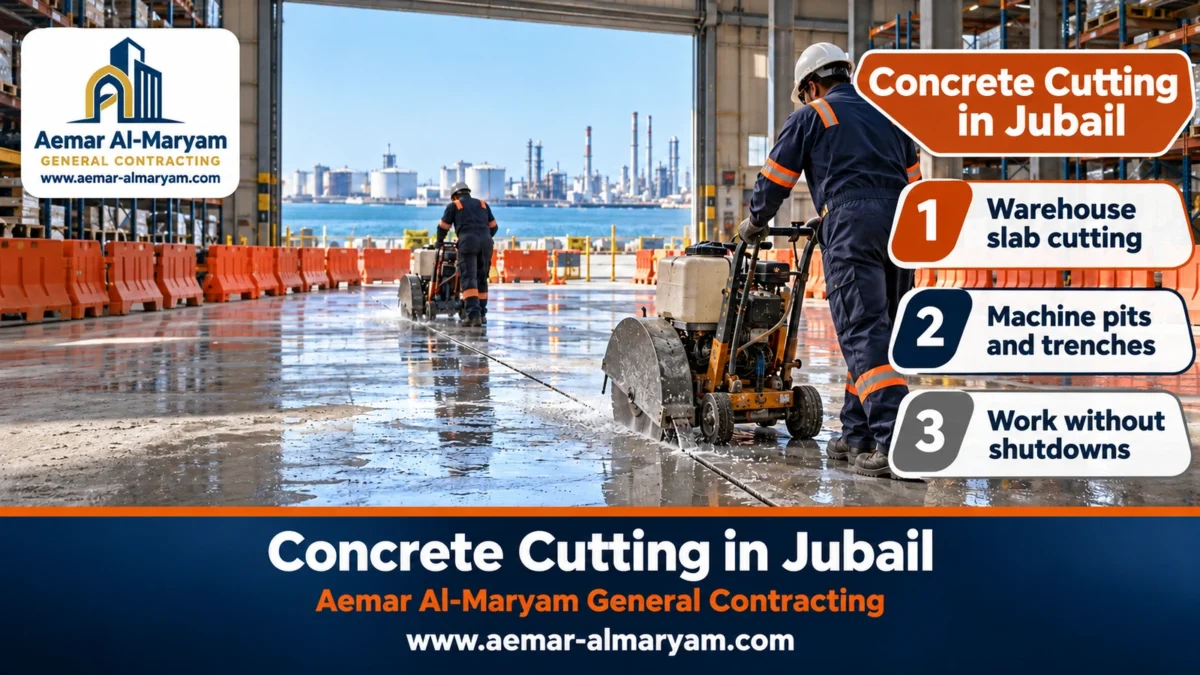 Concrete Cutting in Jubail
