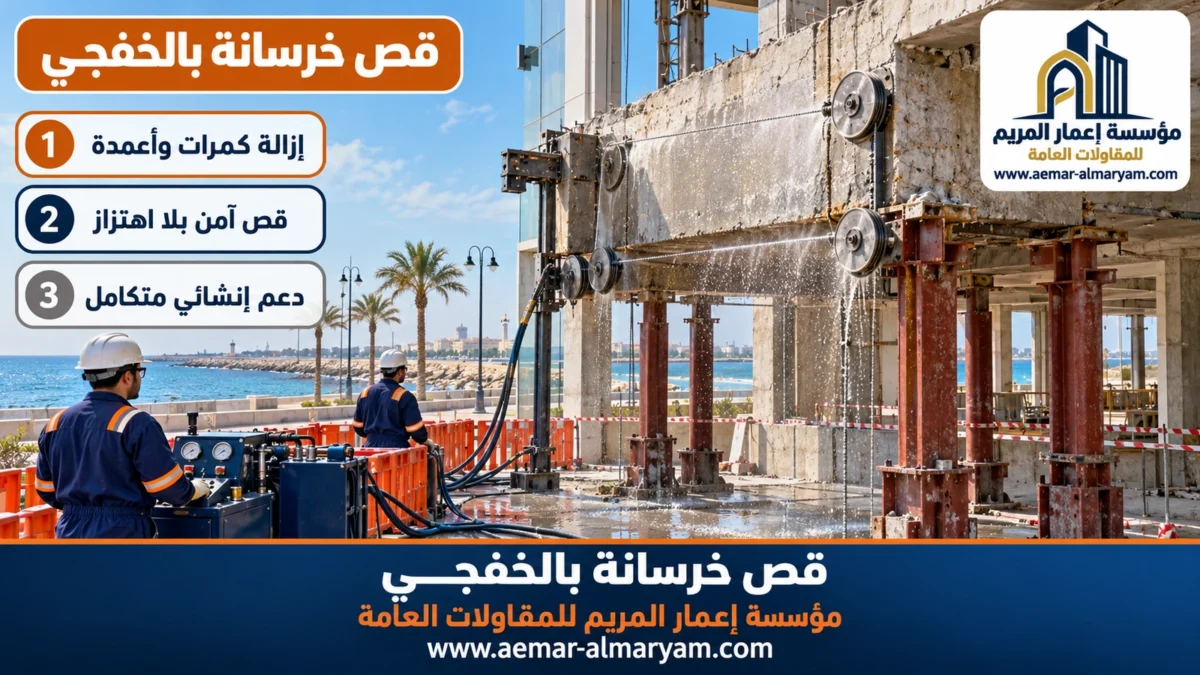 قص خرسانة بالخفجي