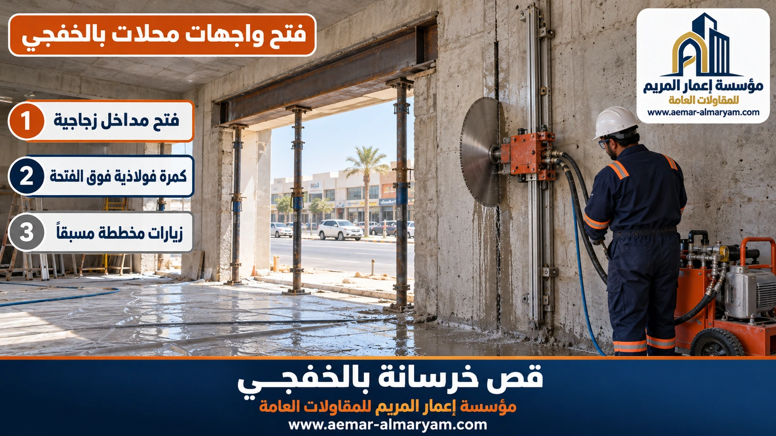فتح واجهات محلات بالخفجي