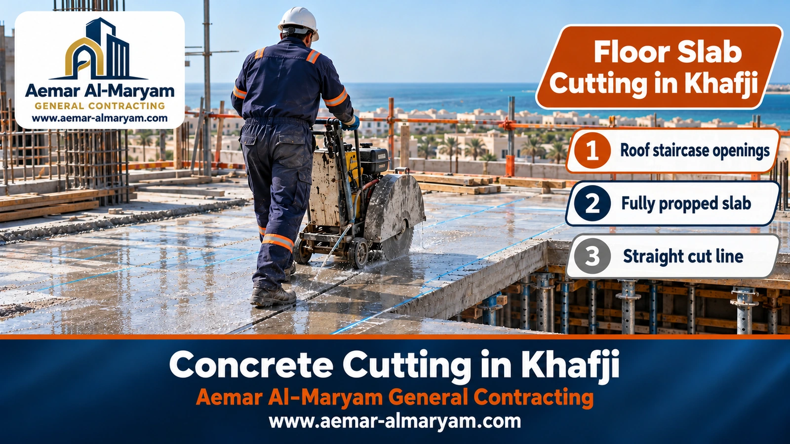 Floor Slab Cutting in Khafji