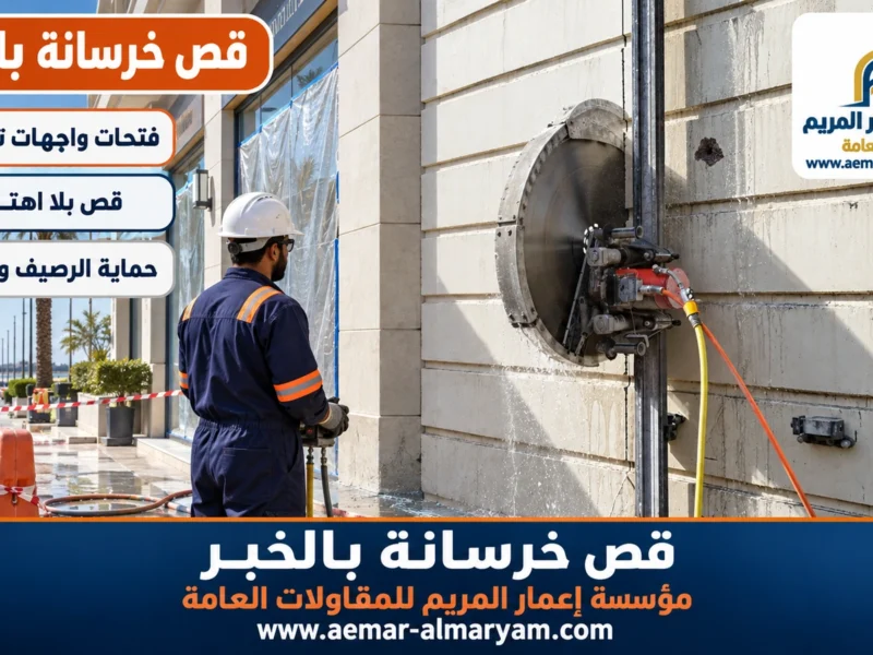قص خرسانة بالخبر