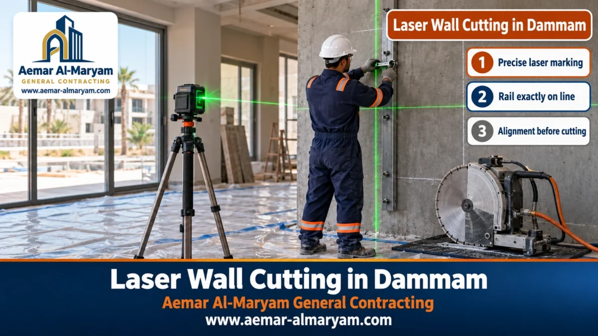 Laser Wall Cutting in Dammam