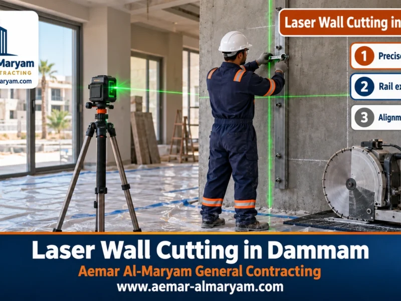 Laser Wall Cutting in Dammam
