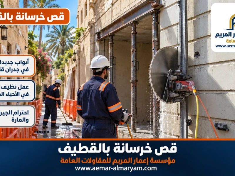 قص خرسانة بالقطيف