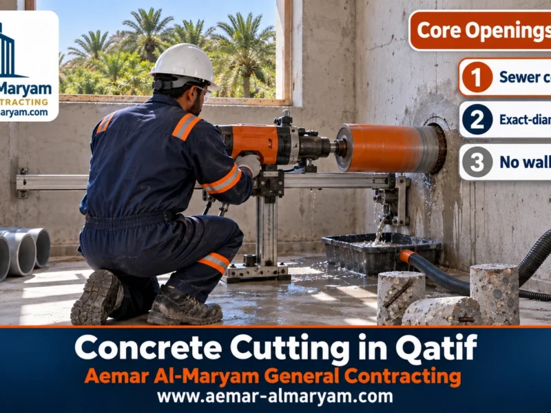 Concrete cutting and coring