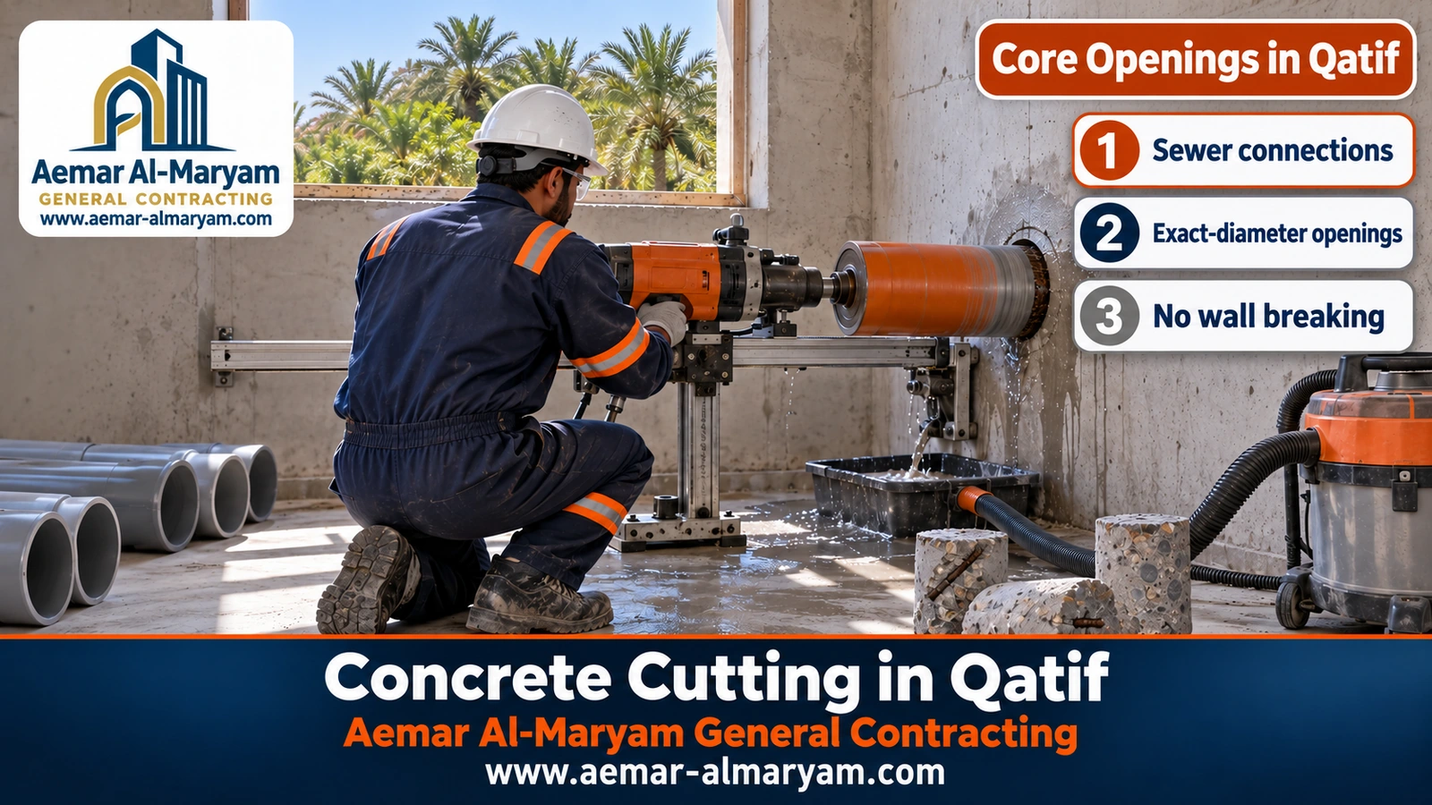 Core Openings in Qatif