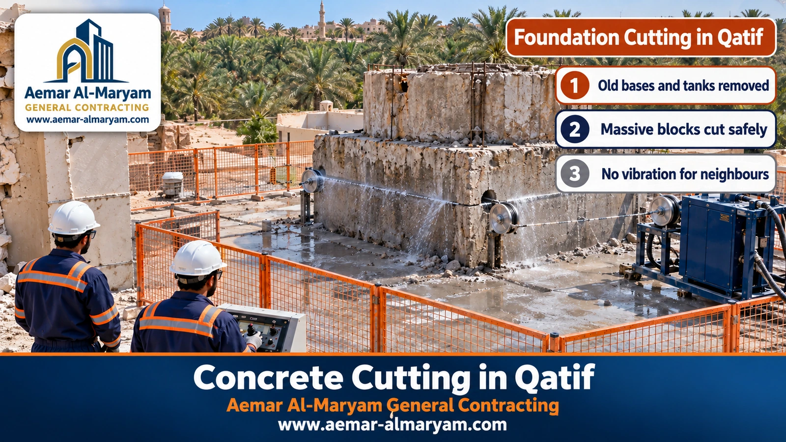 Foundation Cutting in Qatif