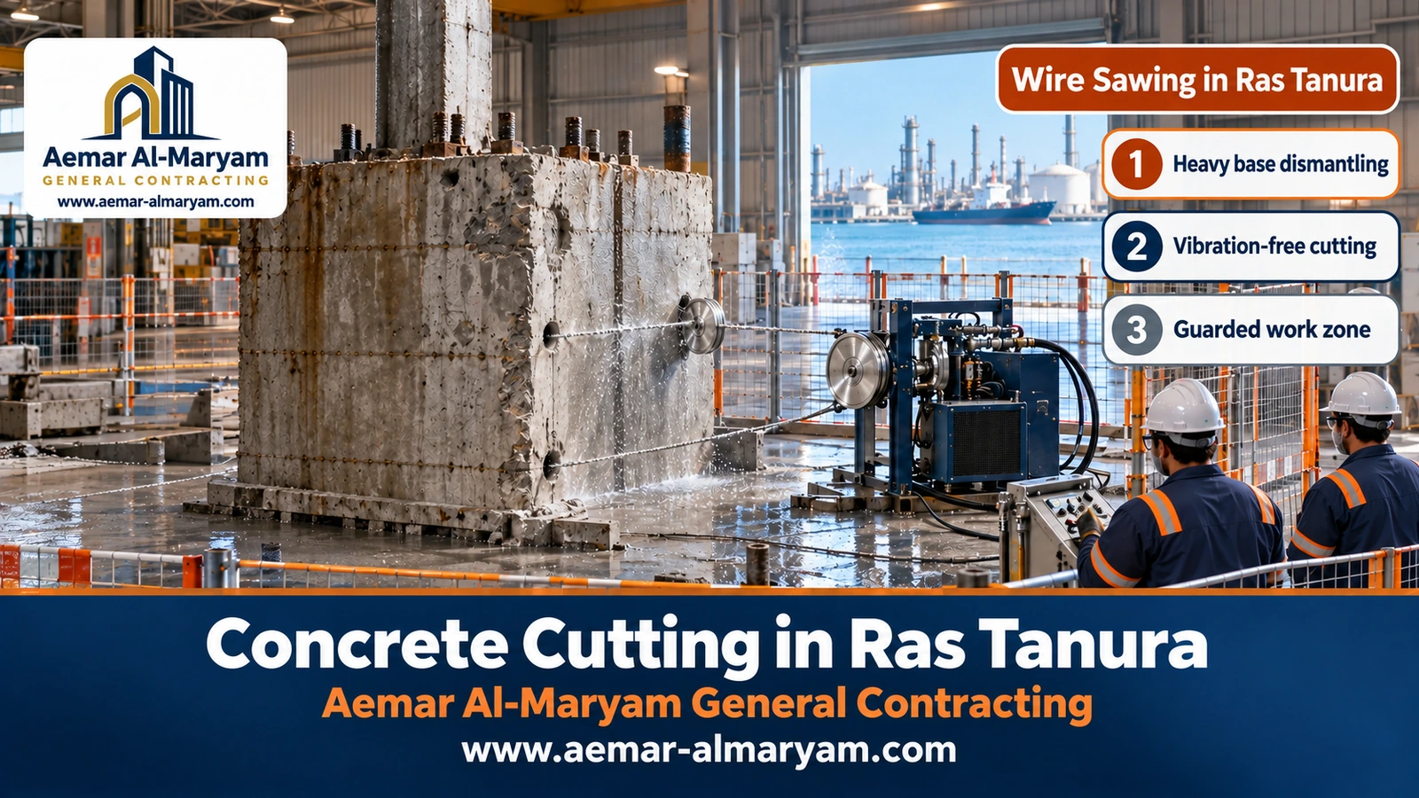 Wire Sawing in Ras Tanura