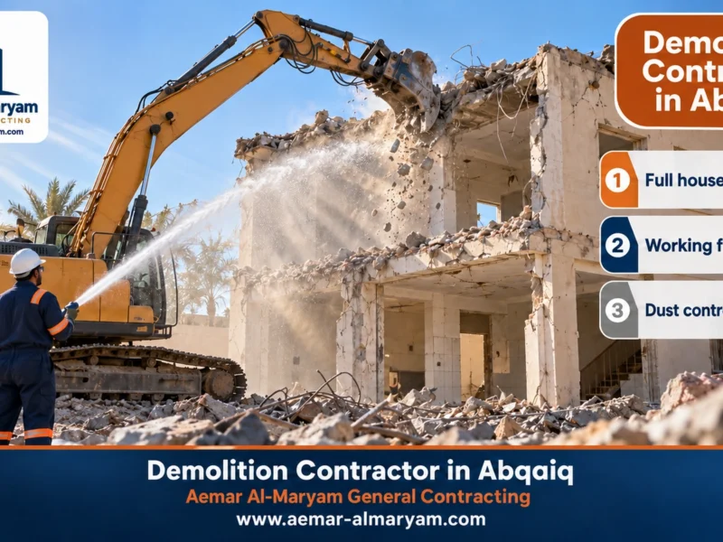 Demolition Contractor in Abqaiq
