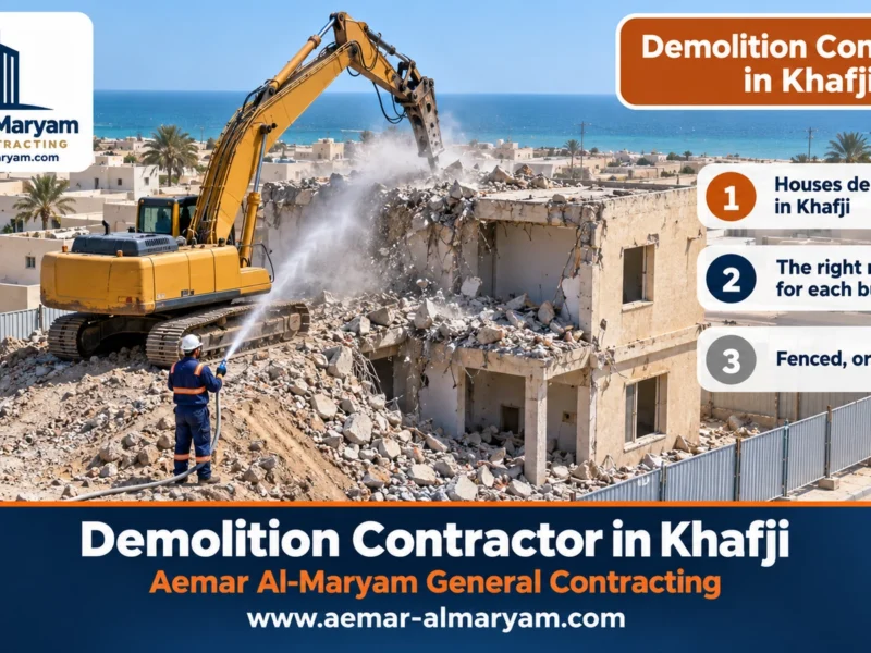Demolition Contractor in Khafji