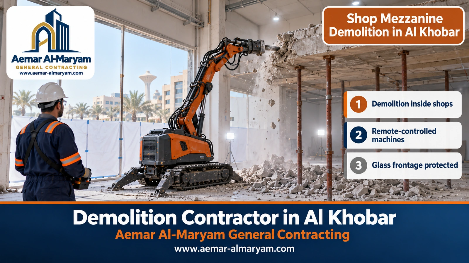Shop Mezzanine Demolition in Al Khobar