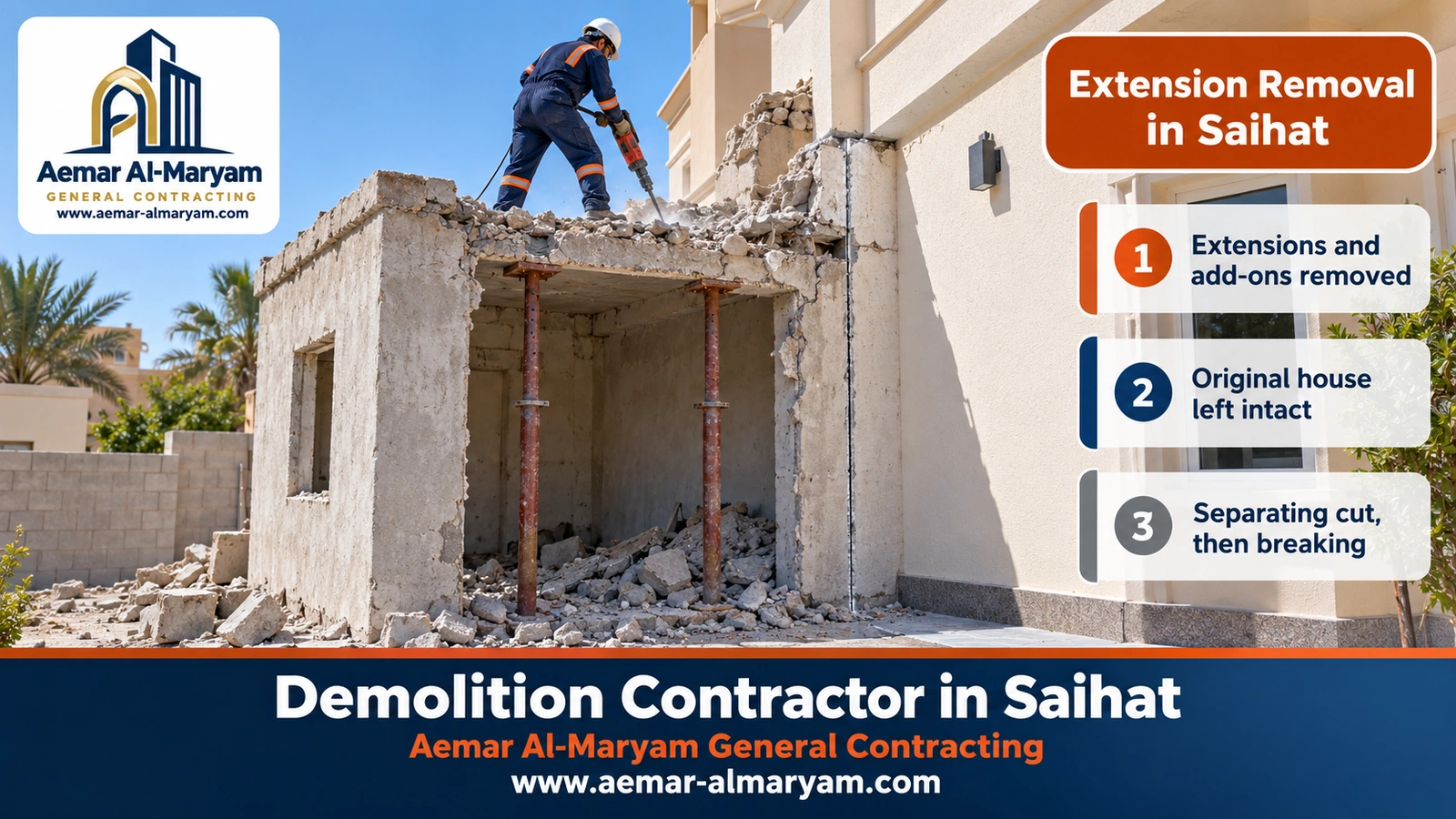 Extension Removal in Saihat