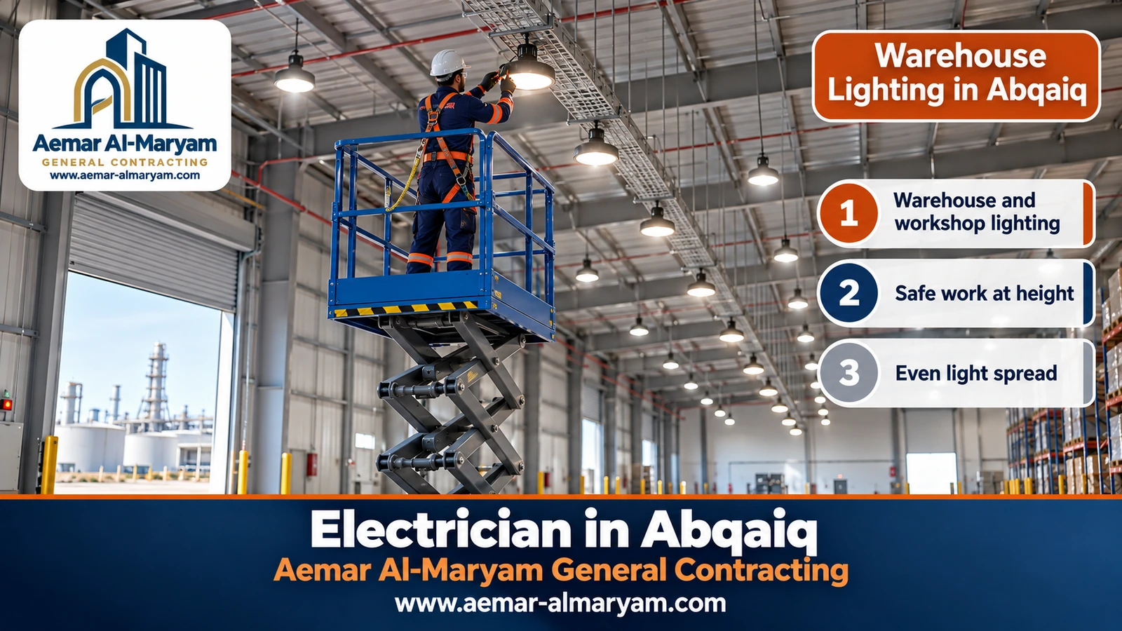 Warehouse Lighting in Abqaiq