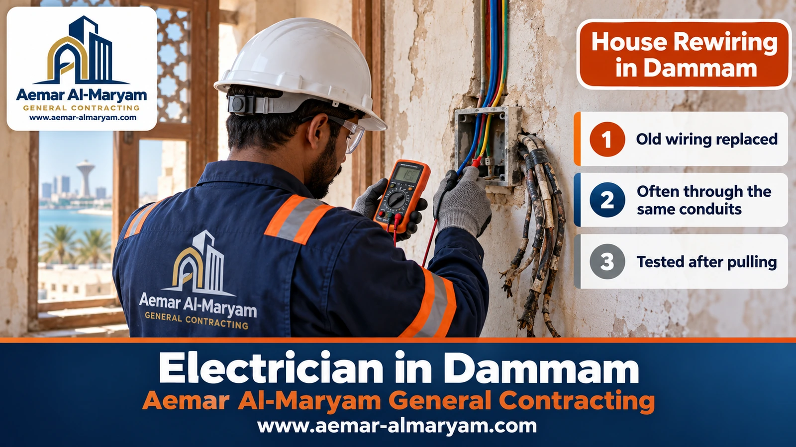 House Rewiring in Dammam